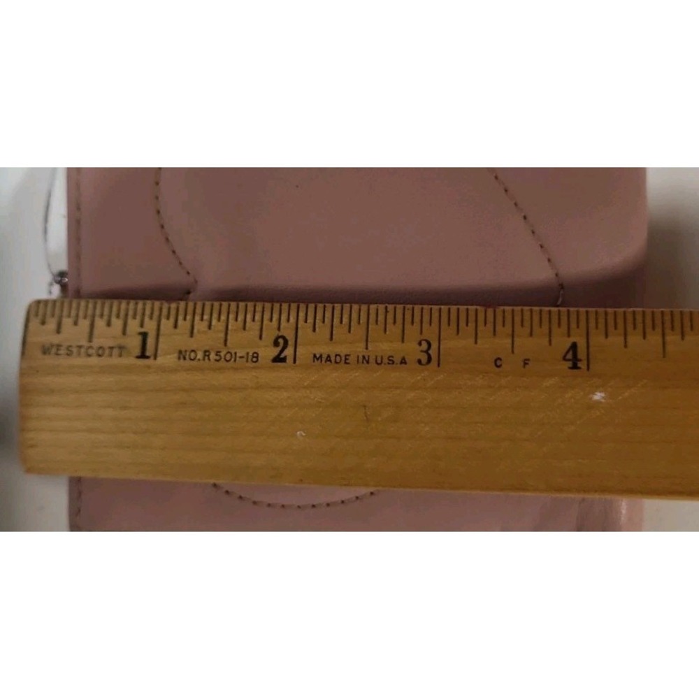 Vintage Brighton Pink Soft Leather Wallet BillFold Organizer Heart Change Pouch - Picture 12 of 15